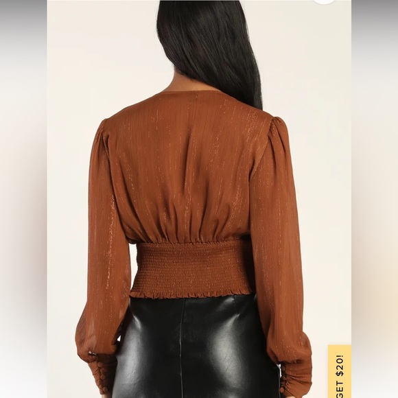 NWOT Lulu’s long sleeve top XS - Picture 2 of 5